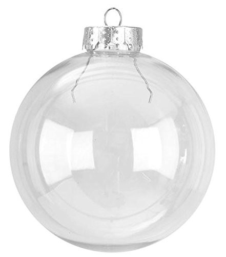 Clear round glass - clear,
