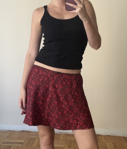 Gap red floral skirt bow - floral,