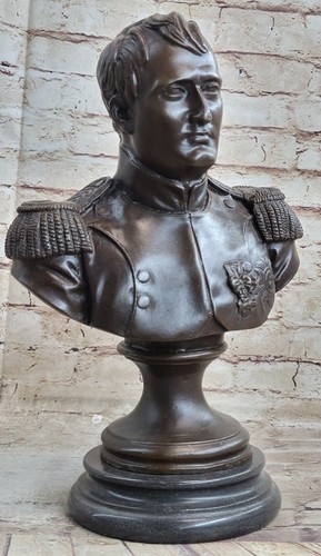 Bronze napoleon bust signed - napoleon,