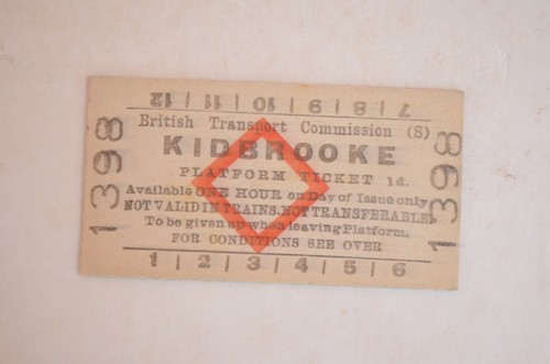 Railway platform ticket btc - platform,
