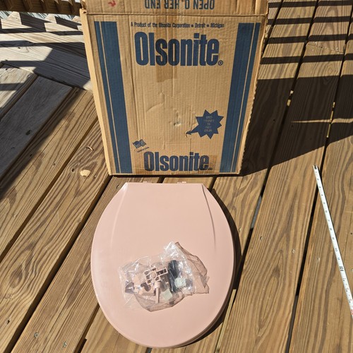 Nos vintage olsonite toilet - olsonite,