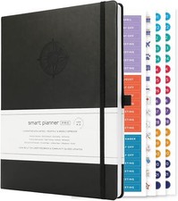 Smart Planner A4 B5 A5 Full Year Daily Planner Diary - Weekly / Monthly / Work