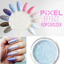 Cinderella pixel effect nail - cinderella,