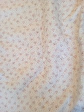 Beautiful Cotton Quilted Throw with Cream Lace Edging. So Pretty On Both Sides