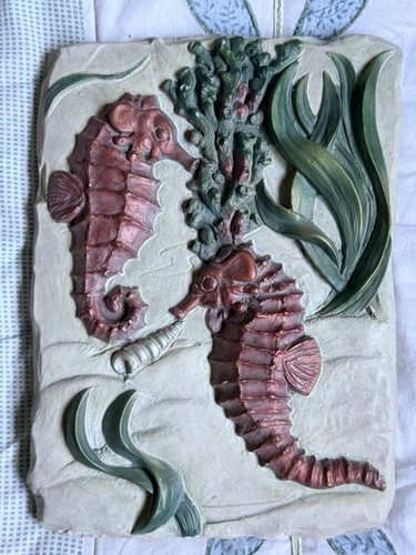 Austin sculpture seahorse wall - seahorse,