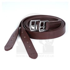 Gallop Stirrup Leather for Horse Riding / Non-Stretch / Stainless Steel Buckle