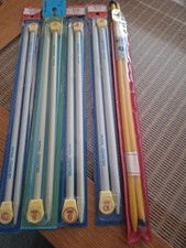 5 pairs of Knitting Needles Millward ,7½mm,8mm,9mm,10mm Aero Size 1 Bundle✨️