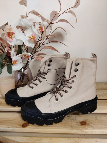 Womens canvas ankle boots - womens,