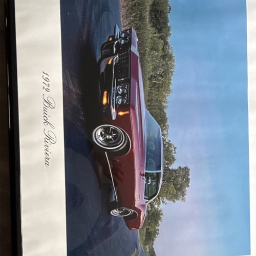 Buick riviera 1972 poster - riviera,