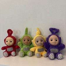 Teletubbies Plush Toys Full Set 4 Tinky Winky Po Dipsy la la hard  faces 7”
