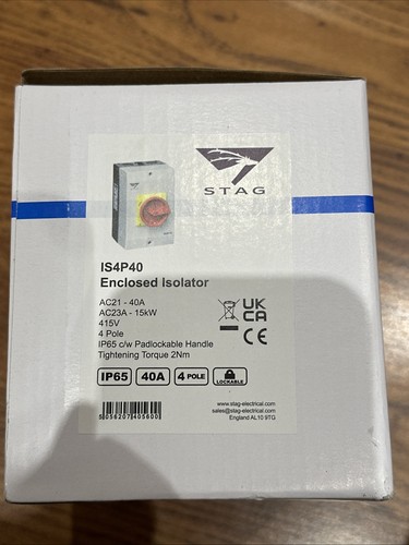 Stag is4p40 rotary isolator - is4p40,