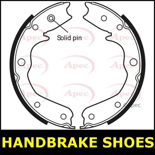 Handbrake shoes rear - rear, isuzu