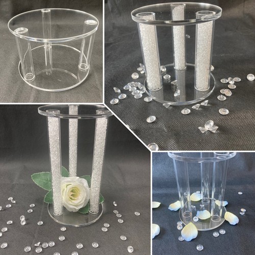 Clear acrylic cake - clear, spacer