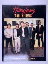 Huey Lewis Programme Original And The News Small World Tour Chrysalis Promo 1986