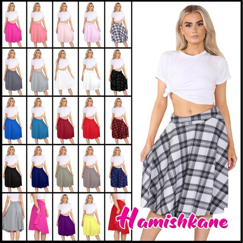 Womens skater skirt high - womens,