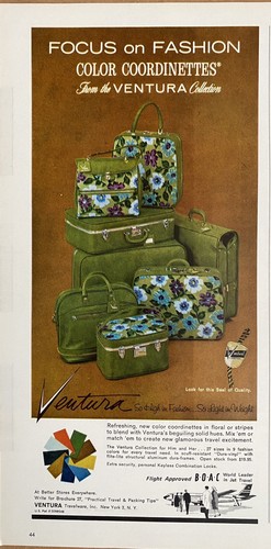 1964 ventura luggage print - ventura, ad