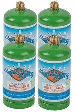 4-Pack 1lb Refillable Camping