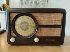 Vintage NZ Glass Tube / valve Radio Mid Century, Bakelite, Gulbransen Cromwell