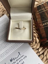 9ct Yellow Gold Diamond Ring -