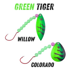 Green tiger worm harness - tiger,