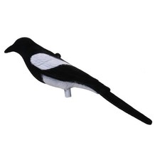 Full Flocked Realistic Calling Magpie Decoy Shooting/Hunting Decoying