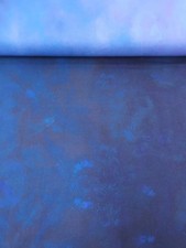 Midnight Blue/Purple Tie Dye 100% Cotton - Robert Kaufman EXTRA WIDE 106" Fabric