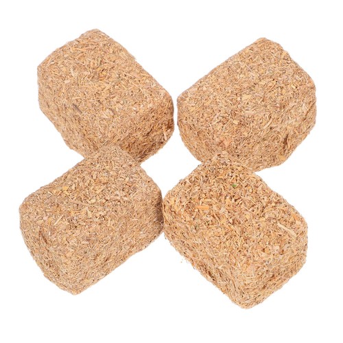 Wooden mini haystack ornaments - wooden,