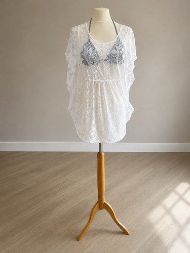 Jorli white lacy summer - white,