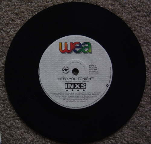 Inxs vinyl single - inxs,