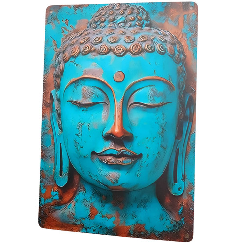 Buddha metal wall - buddha,