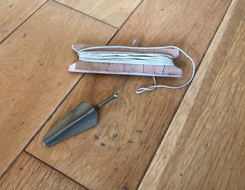 Small vintage brass plumbob - small,