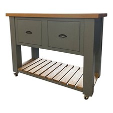 Rustic reclaimed butchers block Island 120cm, optional castors,Bespoke