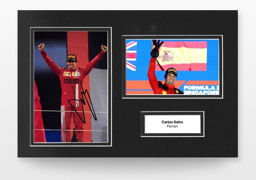 Carlos sainz hand - hand-signed, 12x8