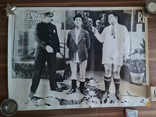 Laurel and hardy large made - made, in