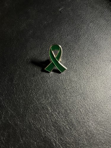Cancer research ribbon pin - ribbon,