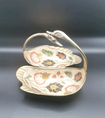 Vintage brass cloisonne - vintage,