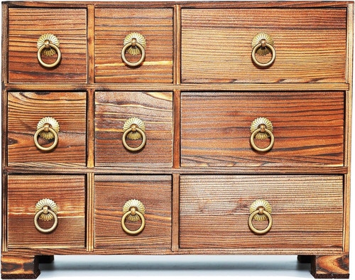 Solid wood vintage apothecary - wood,