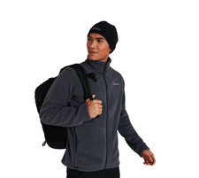 Berghaus Men's Prism Polartec Interactive Fleece Jacket Dark Grey Size L / XL