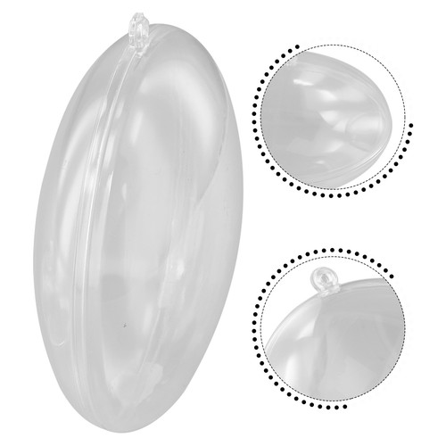 Clear plastic christmas - 10,