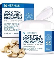 Hermon Jock Itch Antifungal Psoriasis & Ringworm Treatment Cream 100ml
