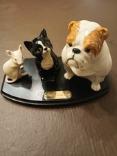 Beswick "Solid Friendship" Bull Dog, Cat and Mouse