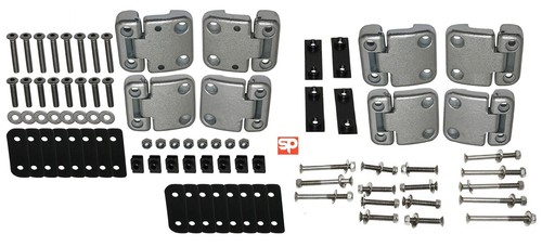 Front second row door hinge - &,