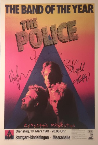 1981 the police concert poster - 1981,