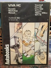 Vauxhall Viva HC 1971 - 1978 Autobooks Owners Workshop Manual #860
