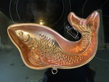Vintage  Coloured Metal Salmon