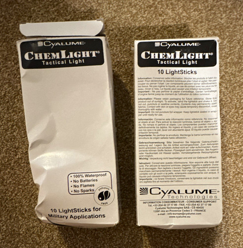 Cyalume chemlight tactical - chemlight,