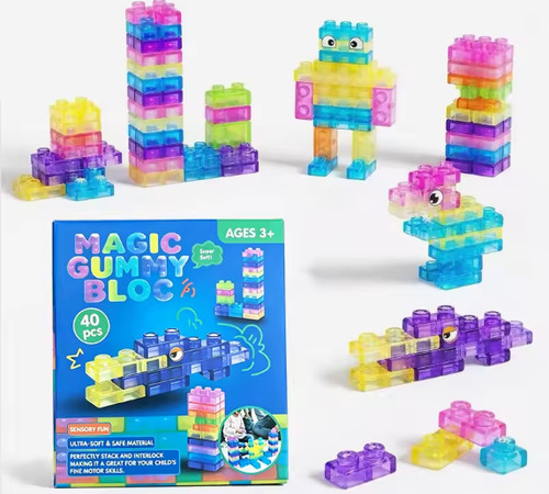 Squishy jelly building blocks - jelly,
