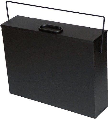Black ash carrier bin - black,
