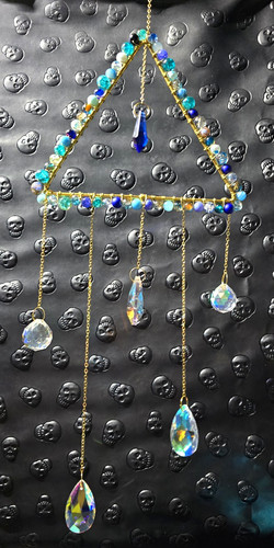 Hanging crystal beaded - hanging,