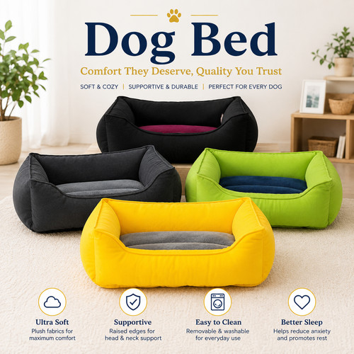 Dog bed pet cushion - dog,